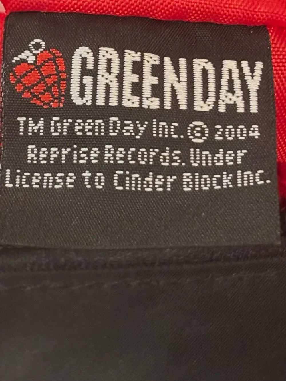 Vintage 2004 GREEN DAY American Idiot Era Messenger Bag Punk Rock Band Y2K